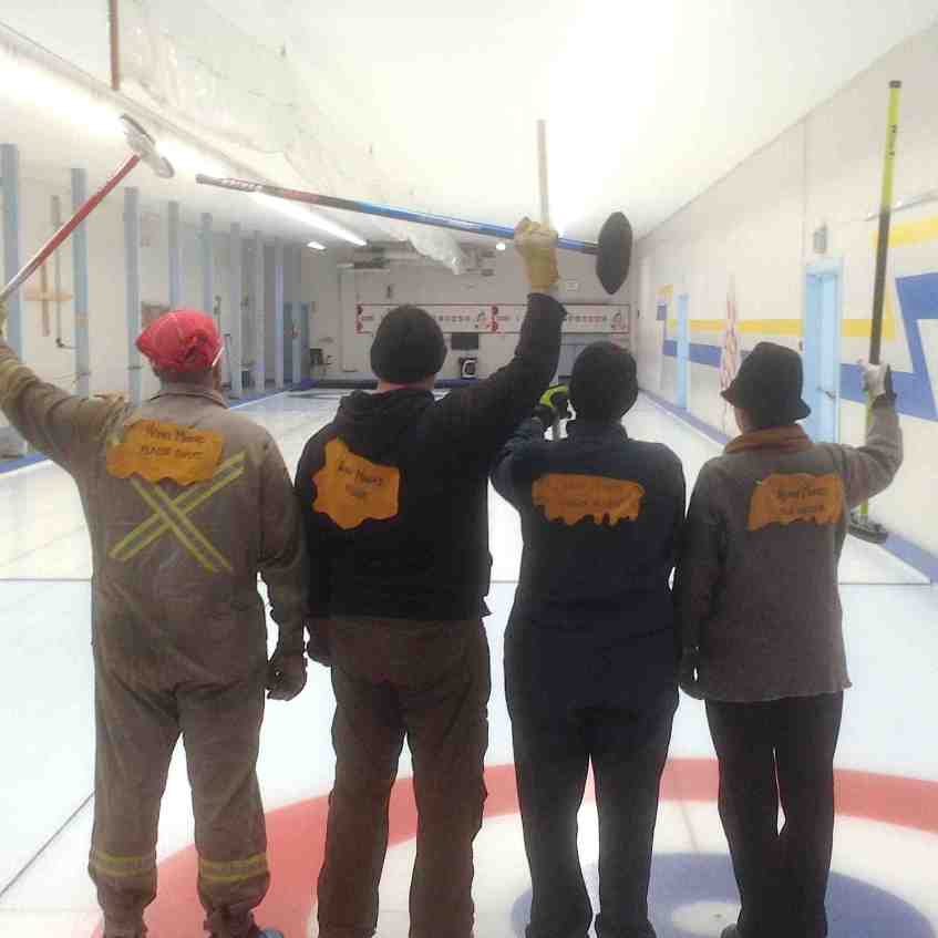 2018 Kaslo 125 Funspiel Team - Honey Miners back