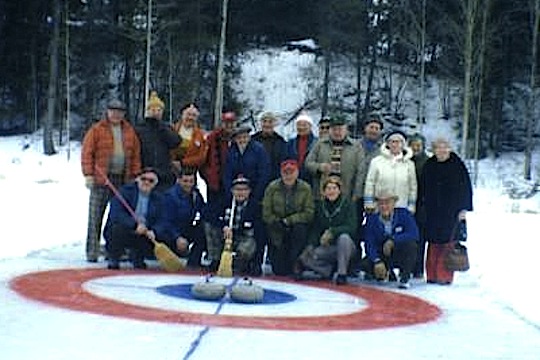 2018 Kaslo 125 Open House - Photos - Curling on Mirror Lake